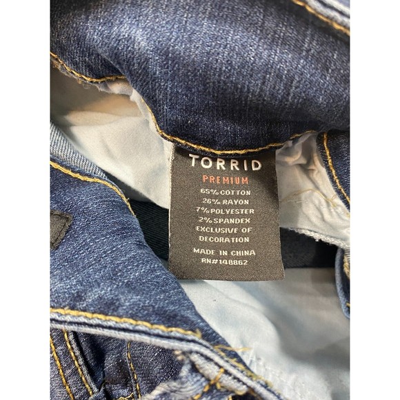 Torrid Women 14R Blue Jegging Skinny Super Soft High-Rise Denim Jeans - Picture 7 of 12